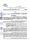 Vista preliminar de documento Resolucion Directoral N° 003864-2024