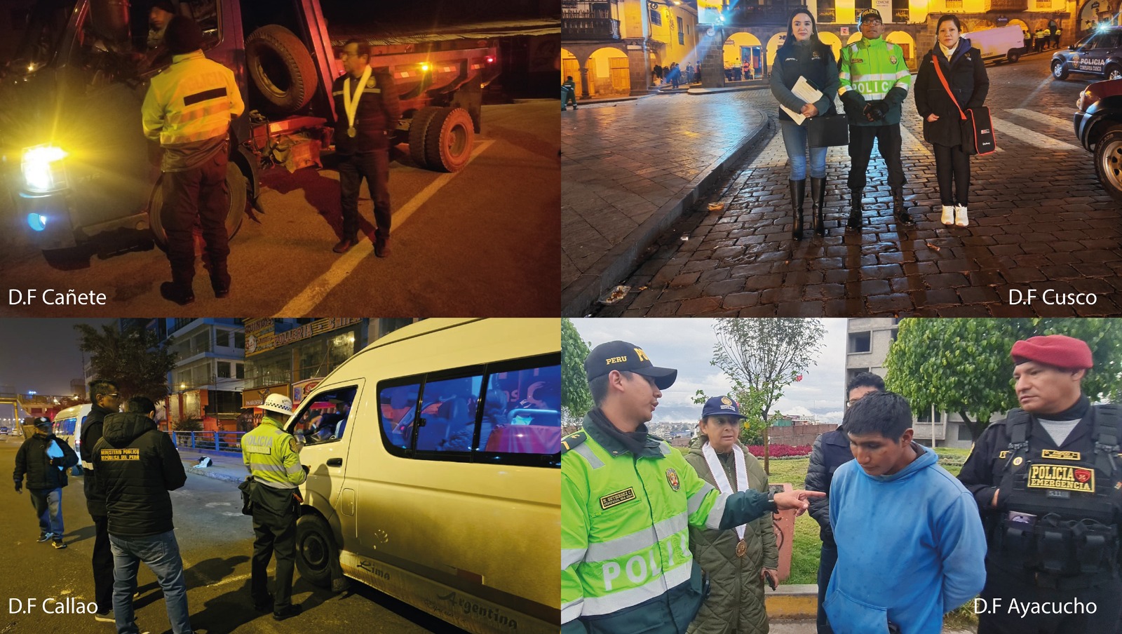 Ministerio Público despliega importante número de personal fiscal a nivel nacional durante operativo ‘Amanecer Seguro 2024’