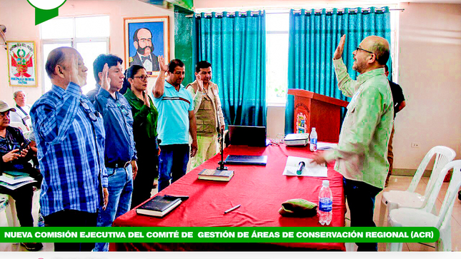 Nueva comisión ejecutiva del comité de  gestión de áreas de conservación regional (ACR)