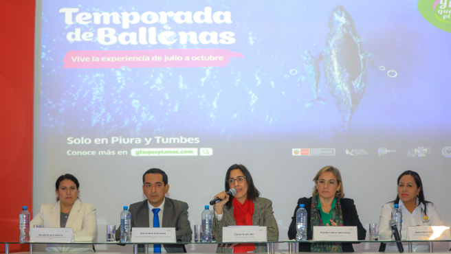 PROMPERÚ anuncia el inicio de la temporada de avistamiento de ballenas