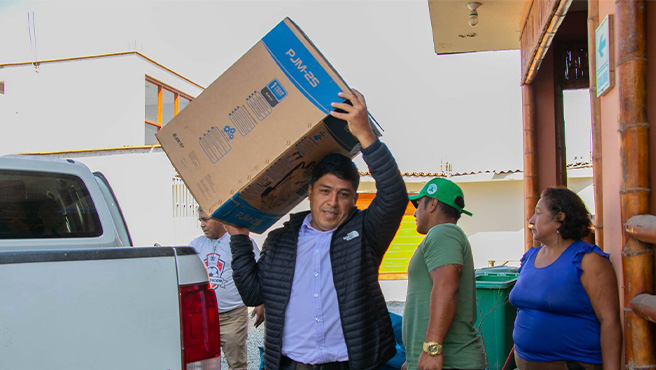 Municipalidad continua apoyando a los emprendedores de nuestra provincia.