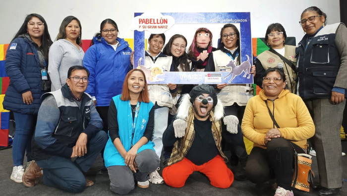 Cancillería Puno y ACNUR presentan representación teatral de “Pabellón y su gran nariz” en Desaguadero