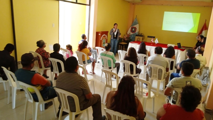 Juezas de Paita capacitaron a dirigentes del distrito de Tamarindo para prevenir actos de violencia