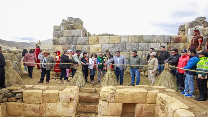 Ministra de Cultura inaugura nuevos circuitos en la Zona Arqueológica Monumental de Huánuco Pampa