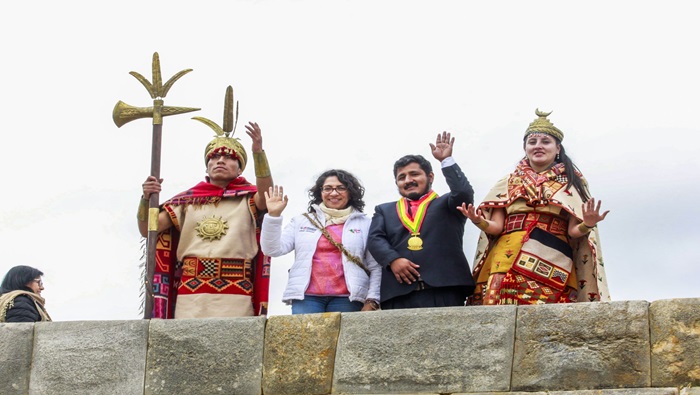 Ministra de Cultura inaugura nuevos circuitos en la Zona Arqueológica Monumental de Huánuco Pampa