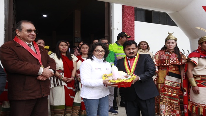 Ministra de Cultura inaugura nuevos circuitos en la Zona Arqueológica Monumental de Huánuco Pampa
