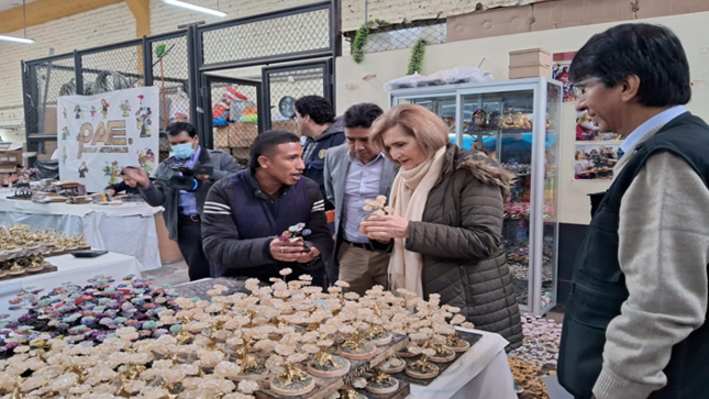 Vicepresidenta del TC Luz Pacheco visitó penales de Lurigancho y el anexo de Mujeres de Chorrillos