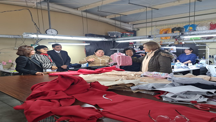 Vicepresidenta del TC Luz Pacheco visitó penales de Lurigancho y el anexo de Mujeres de Chorrillos