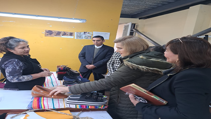 Vicepresidenta del TC Luz Pacheco visitó penales de Lurigancho y el anexo de Mujeres de Chorrillos
