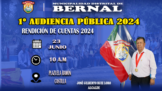 𝗔𝗨𝗗𝗜𝗘𝗡𝗖𝗜𝗔 𝗣𝗨́𝗕𝗟𝗜𝗖𝗔 𝗗𝗘 𝗥𝗘𝗡𝗗𝗜𝗖𝗜𝗢𝗡 𝗗𝗘 𝗖𝗨𝗘𝗡𝗧𝗔𝗦 𝟮𝟬𝟮𝟒