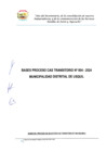 Vista preliminar de documento Bases Proceso CAS -Transitorio N° 004-2024 - MDU