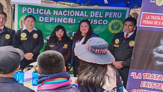 Fiscalías Especializadas en Delitos de Trata de Personas realizan actividades preventivas por el Día Mundial contra el Trabajo Infantil