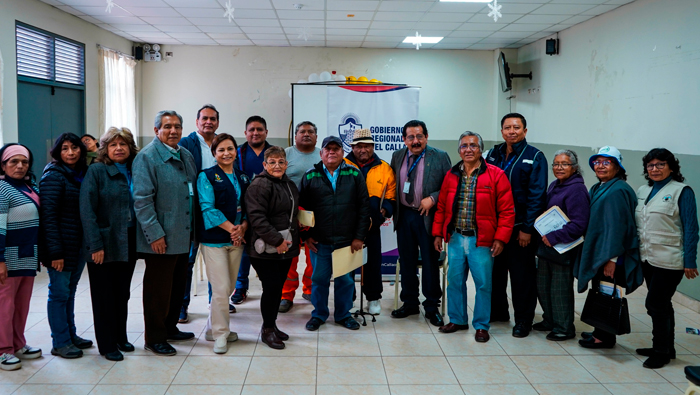 Autoridades y miembros de los Comités Locales de Salud 