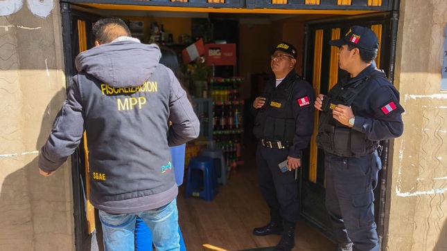 La Municipalidad de Puno clausura a cantina ubicada en la plataforma magisterial