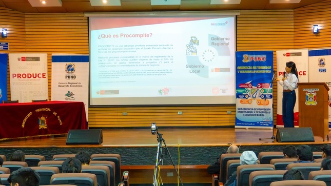 Capacitación en apoyo a la competitividad productiva - Procompite impulsa desarrollo empresarial en Puno