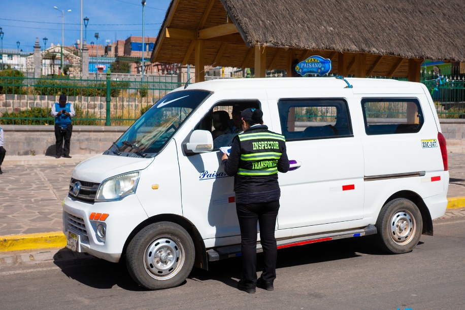 Gerencia de Transporte realizó fiscalización inopinada de cumplimiento de ruta y visita a las oficinas de las empresas de Atuncolla