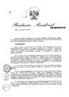Vista preliminar de documento Resolución Ministerial N° 260-2001-MTC/15.03