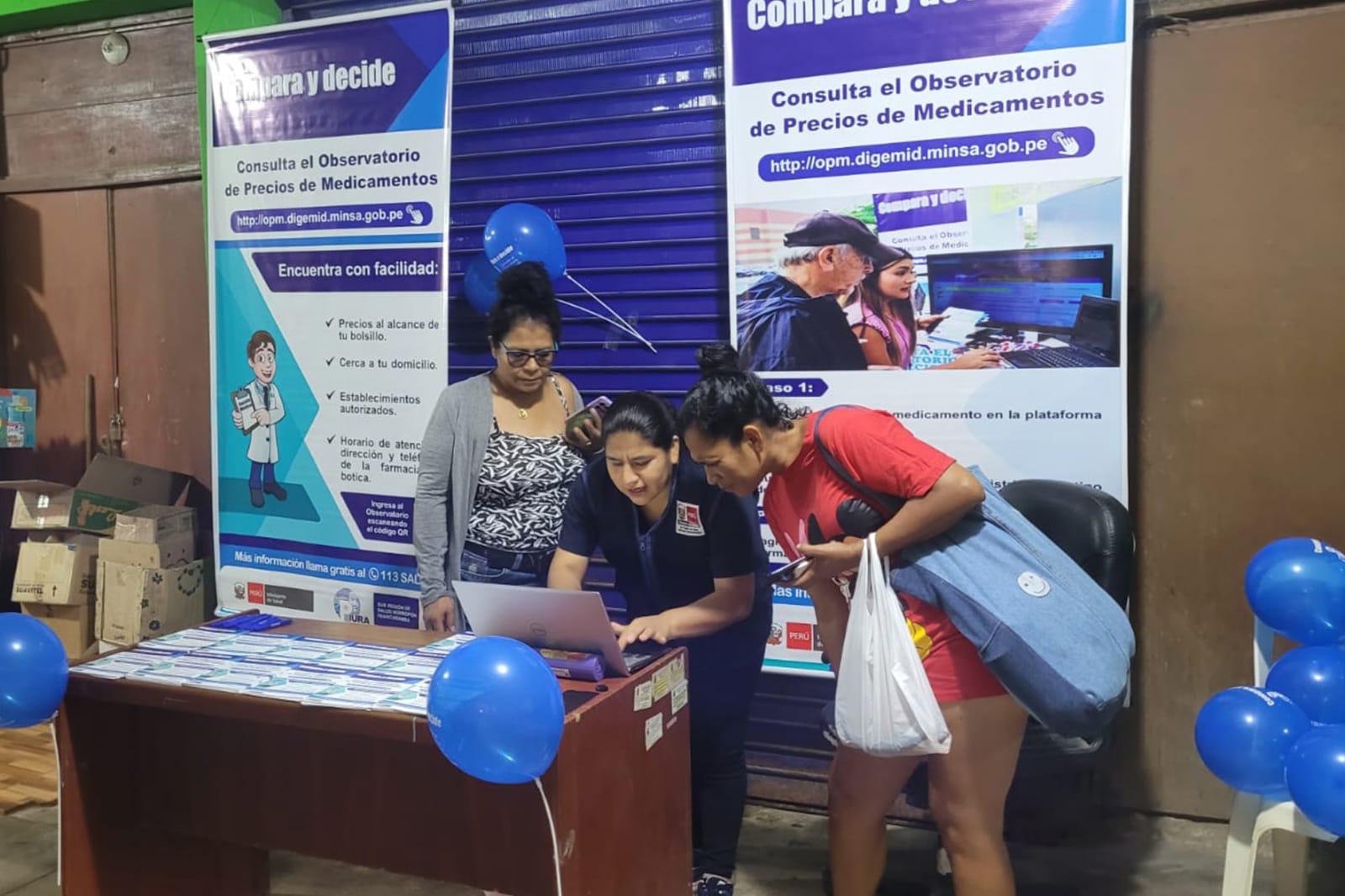 Con éxito realizan feria informativa "Acceso a medicamentos de bajo costo" en Chulucanas