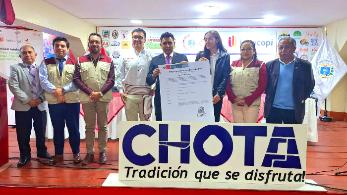 El Indecopi otorgó marca de certificación Chota ¡Tradición que se disfruta!