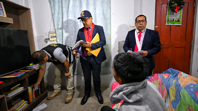 Ejecutan medida de allanamiento con fines de incautación en 10 inmuebles de congresista Darwin Espinoza
