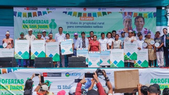 Más de mil integrantes de comunidades nativas de los grupos etno lingüísticos cocama cocamilla, yaguas, quichua, ticuna, y kukama – kukamiria se beneficiaron con esta importante entrega.