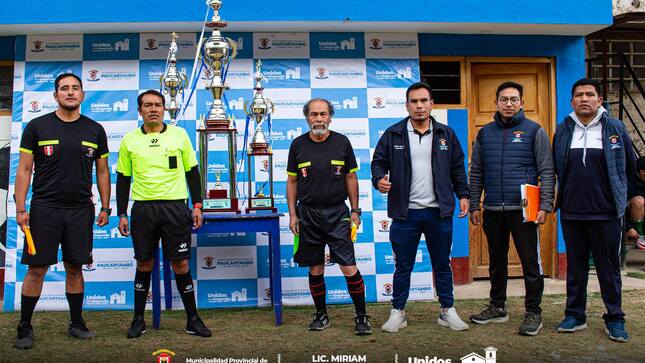 Archivo PDF del Campeonato de Fútbol Inter Municipalidades por Aniversario de Paucartambo.