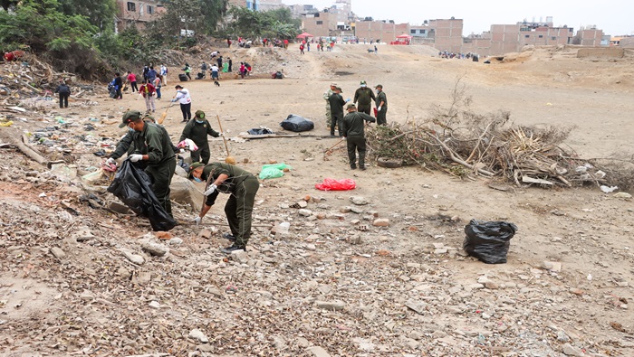Ministerio de Cultura realizó jornada de limpieza en Zona Arqueológica Canto Chico
