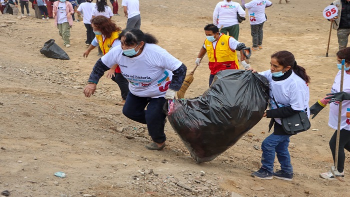 Ministerio de Cultura realizó jornada de limpieza en Zona Arqueológica Canto Chico