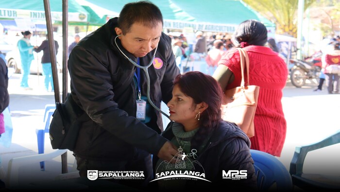 Población de Sapallanga participa de Gran Campaña de atención en salud con enfoque Intercultural frente al friaje y heladas