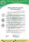Vista preliminar de documento Resolución de Alcaldía 153-2024