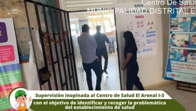 Supervisión inopinada al Centro de Salud El Arenal