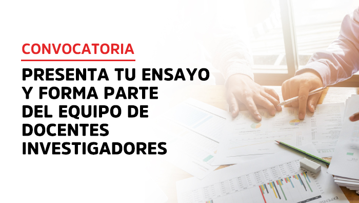 ¡Inscríbete y forma parte del equipo de docentes investigadores!