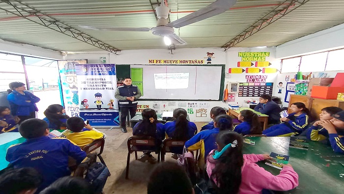 ContinΓΊan charlas de educaciΓ³n vial en las instituciones educativas
