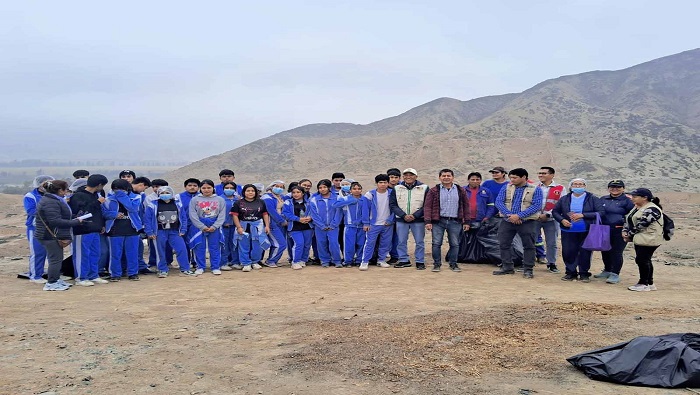 jornada de limpieza en sitio arqueológico de Pisquillo Chico - Aucallama
