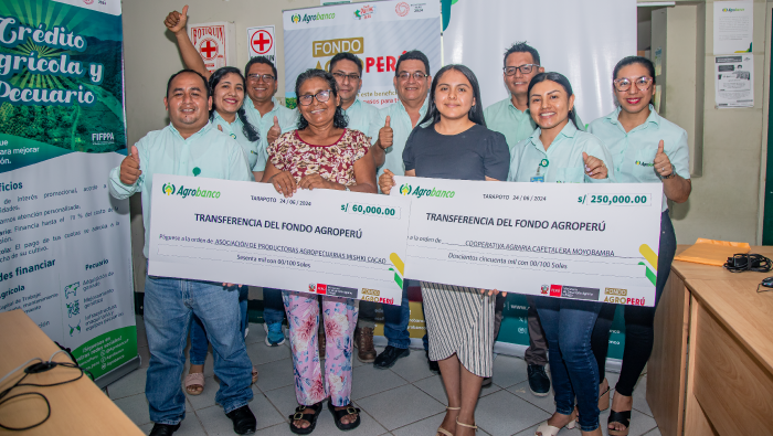 Agrobanco otorgó más de S/1.4 mil millones en desembolsos a pequeños productores agropecuarios a nivel nacional
