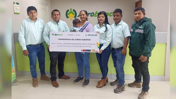 Agrobanco otorgó más de S/1.4 mil millones en desembolsos a pequeños productores agropecuarios a nivel nacional