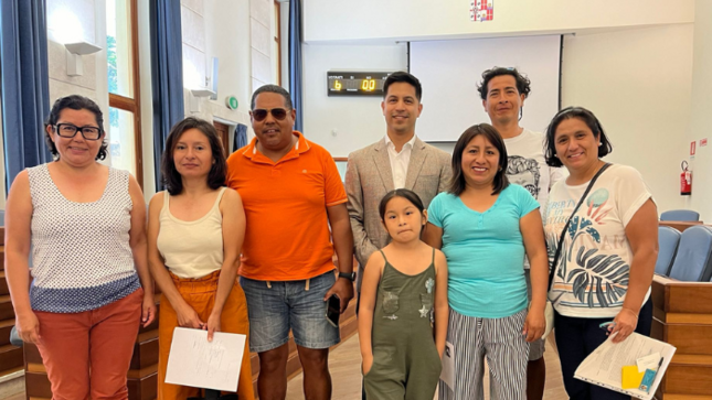 Consulado General del Perú en Roma acerca sus servicios a connacionales en Cagliari