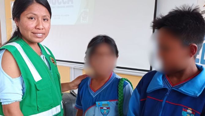 Capacitación y juramentación de promotores ambientales