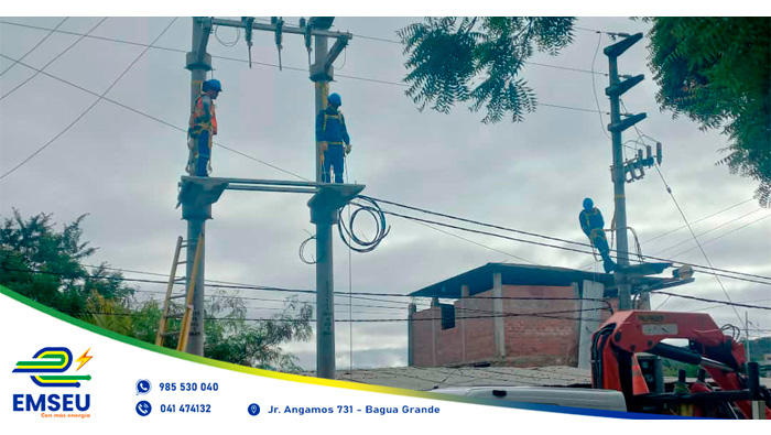 Remodelación de la subestación 14,mantenimiento del tablero de distribución de la subestación 79 y la poda de árboles en el alimentador N° 1.