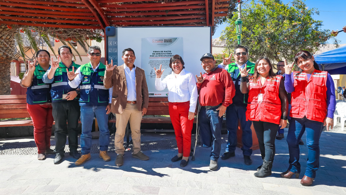 Tacna: programa Contigo y Municipalidad Distrital de Ilabaya firman pacto de compromiso en beneficio de las personas con discapacidad