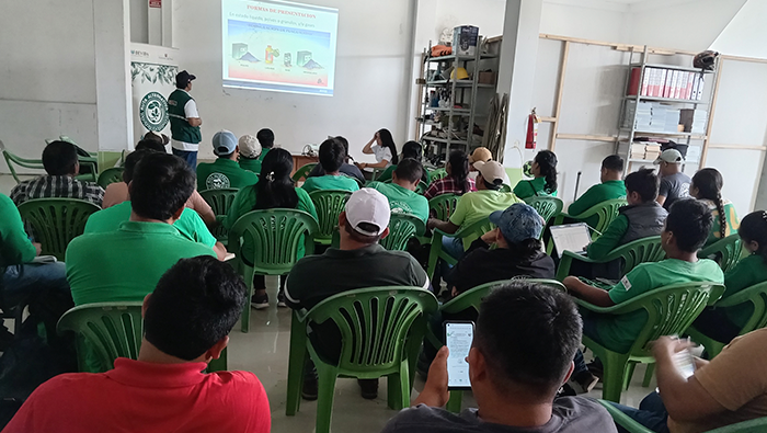 Huánuco: Capacitan a profesionales de Devida en buenas prácticas ambientales de cacao