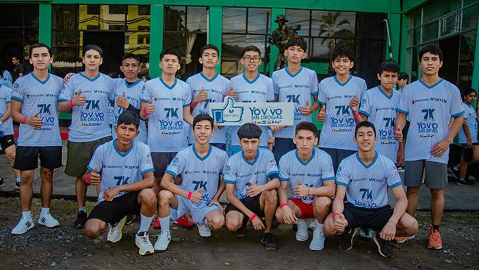Huánuco: Niños, jóvenes y adultos se sumaron a la Carrera 7K “Yo Vivo sin Drogas” en Tingo María