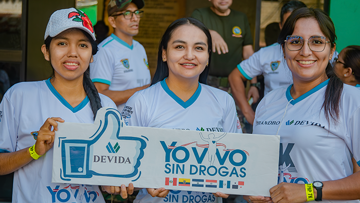 Huánuco: Niños, jóvenes y adultos se sumaron a la Carrera 7K “Yo Vivo sin Drogas” en Tingo María