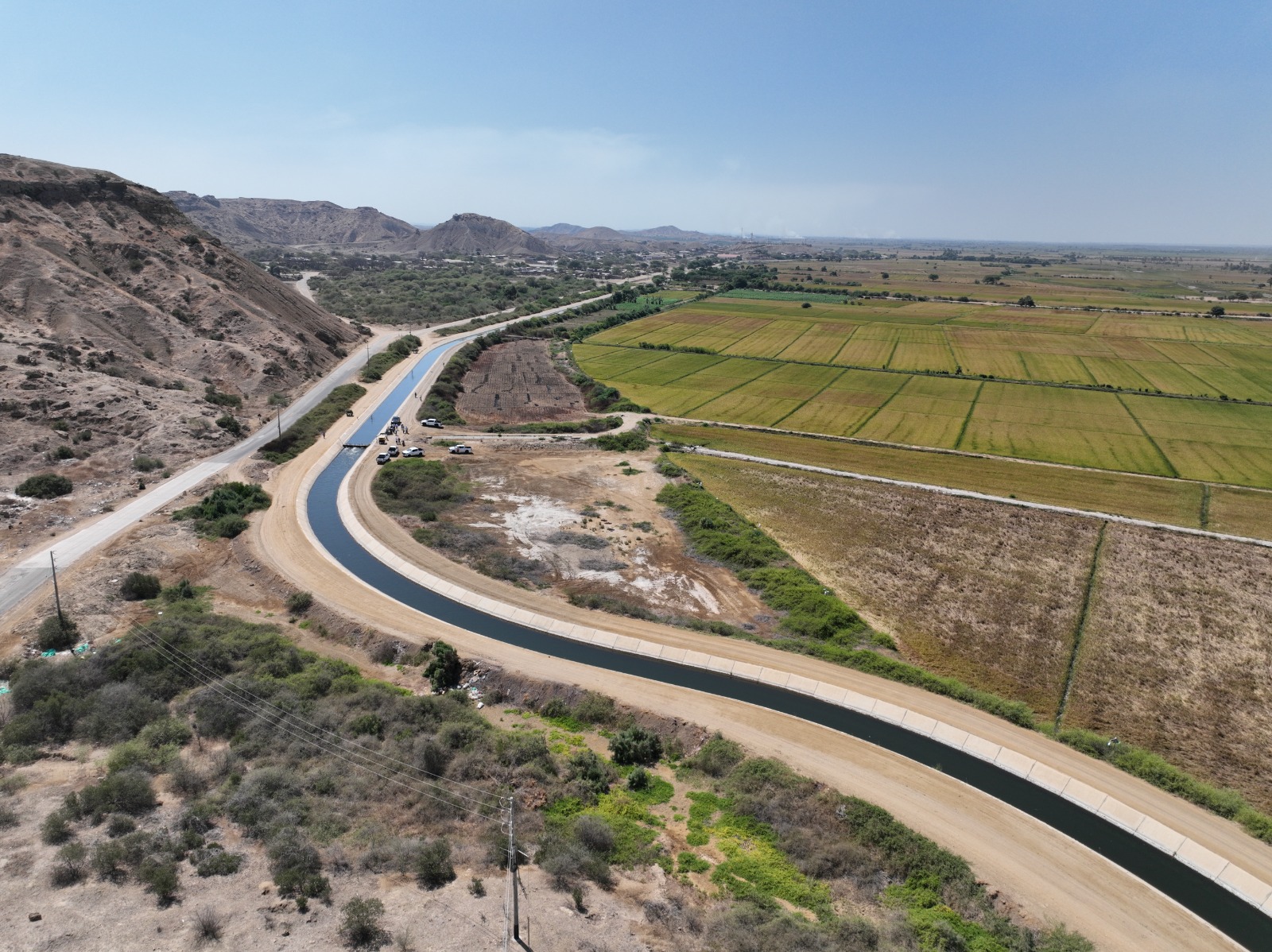 Amotape: con trabajos de mejoramiento en Canal Norte GORE beneficiará a agricultores