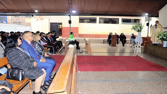 Misa central en honor al Santo Patr贸n San Juan Bautista de Huaral