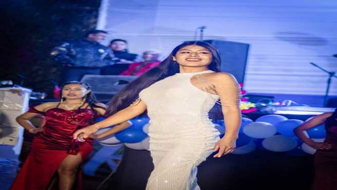 La representante de nuestro distrito de Cusipata en el Certamen de Bellaza Provincial Srta. Mislenia Quispe Rivas, logrรณ el primer lugar y fue coronada como la MISS QUISPICANCHINA 2024.