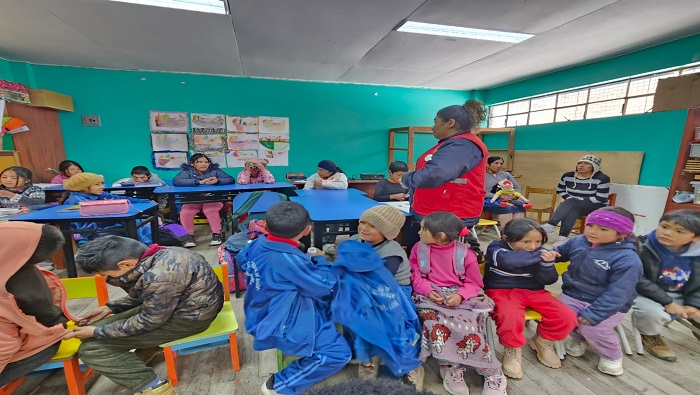 charla psicológica a estudiantes y padres de familia 