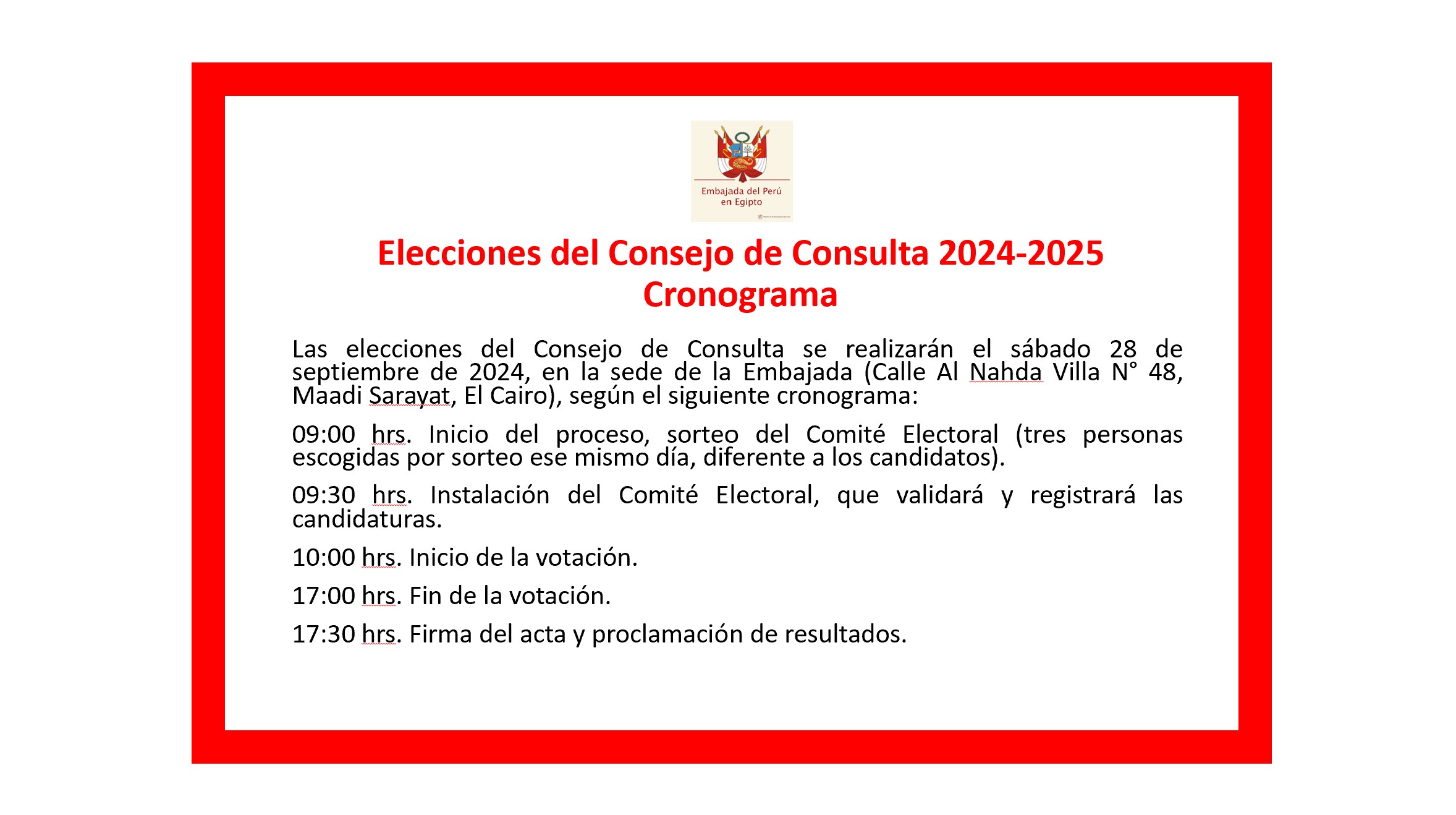 ELECCIONES CONSEJO CONSULTA 2024-2025