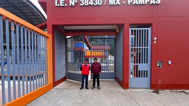 Inspeccionamos culminación de obra de las nuevas instalaciones de la IE N.° 38430/MX de La Mar, en Ayacucho
