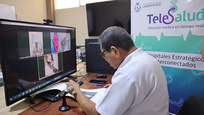 Hospital Las Mercedes impulsa servicios de Telesalud para asegurados al SIS